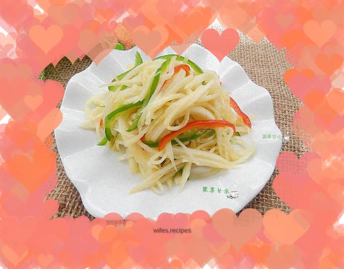 Stir-fried wild rice