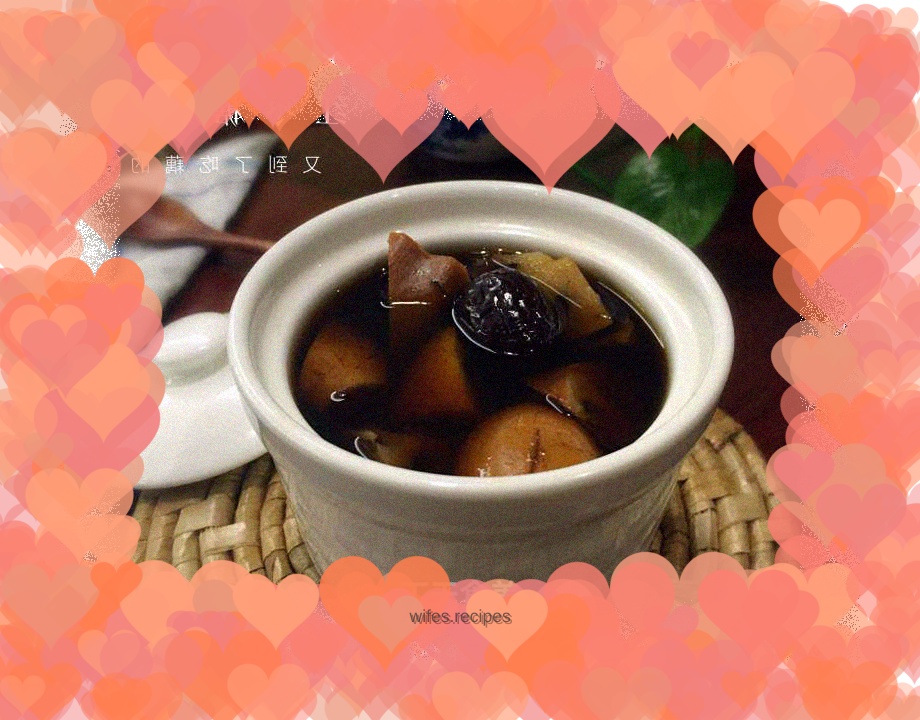 Red dates and candied lotus roots