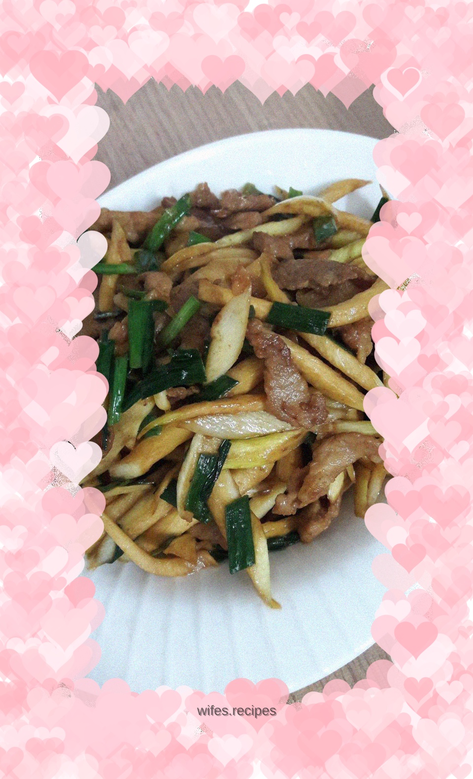 Stir-fried Pork with Wild Wild Rice