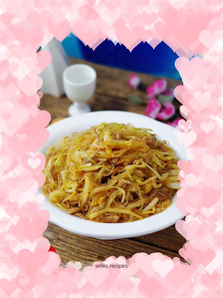 Stir-fried Vermicelli with Baby Cabbage