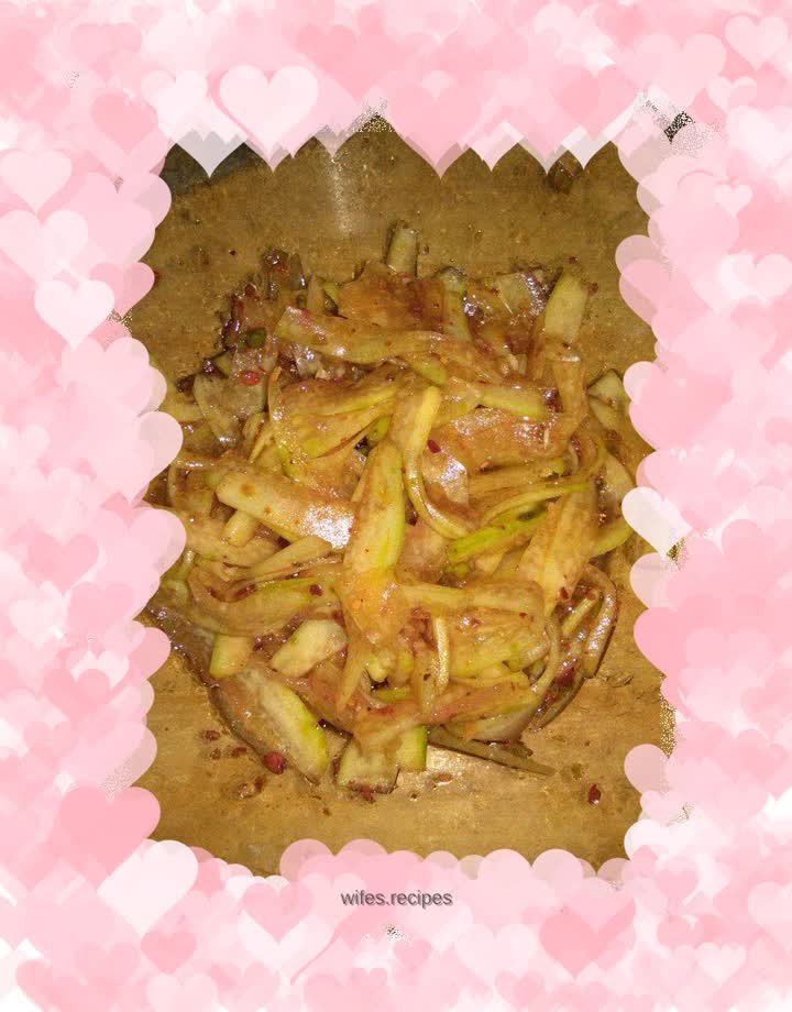 Cold watermelon rind