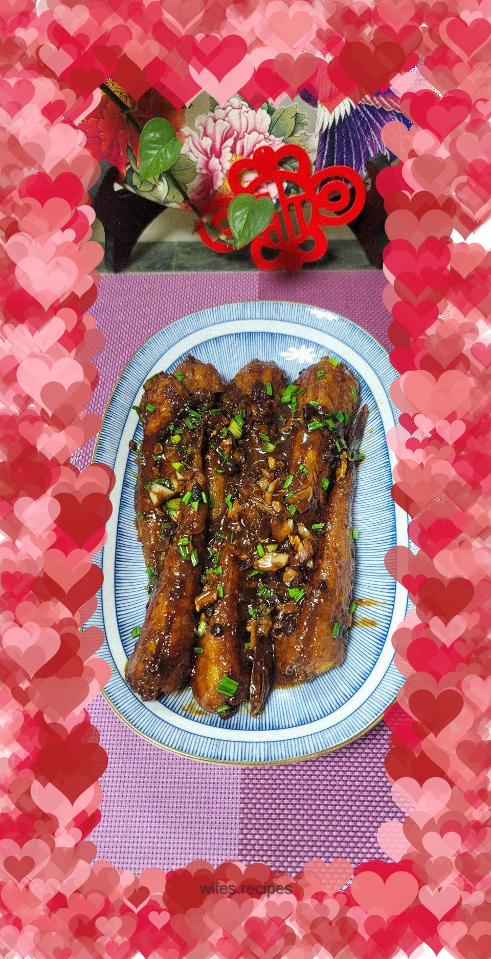 Braised matchmaker fish