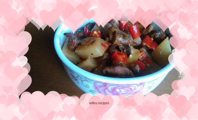 Braised pork ribs with yam