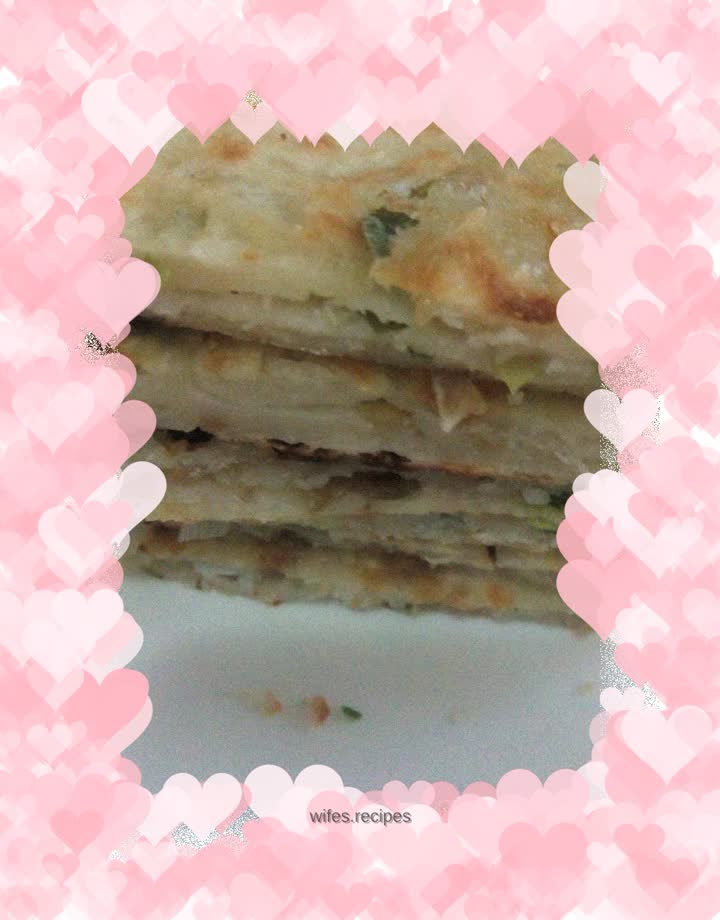 Scallion fat pancake