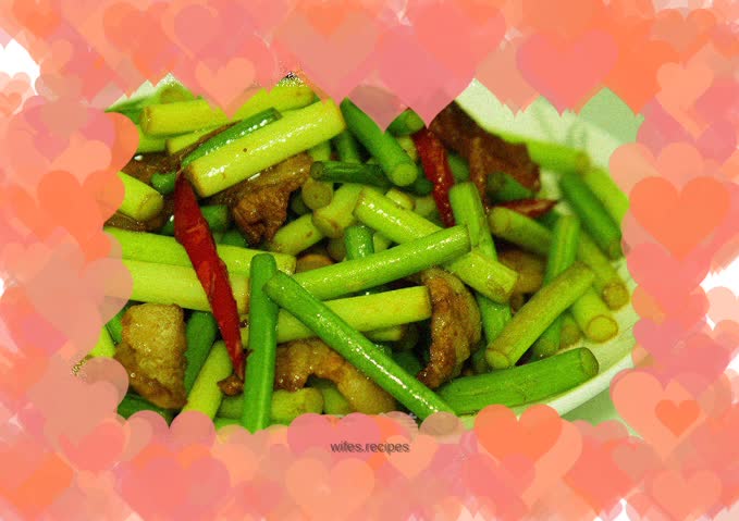 Pork belly with garlic