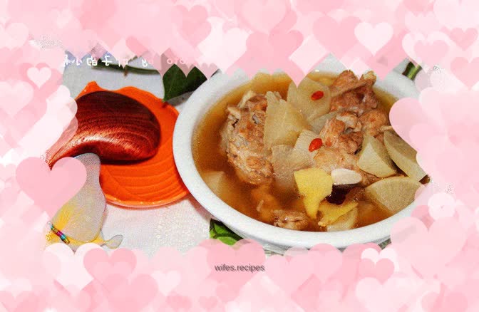 Carrot stick bone soup