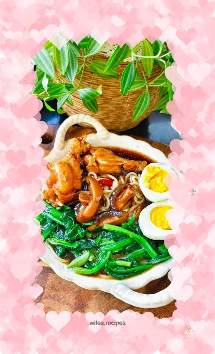 Braised Chicken Noodles