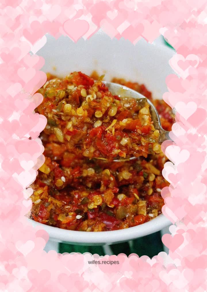 Chopped pepper sauce