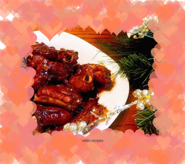 Sweet and sour pork ribs, the taste of love