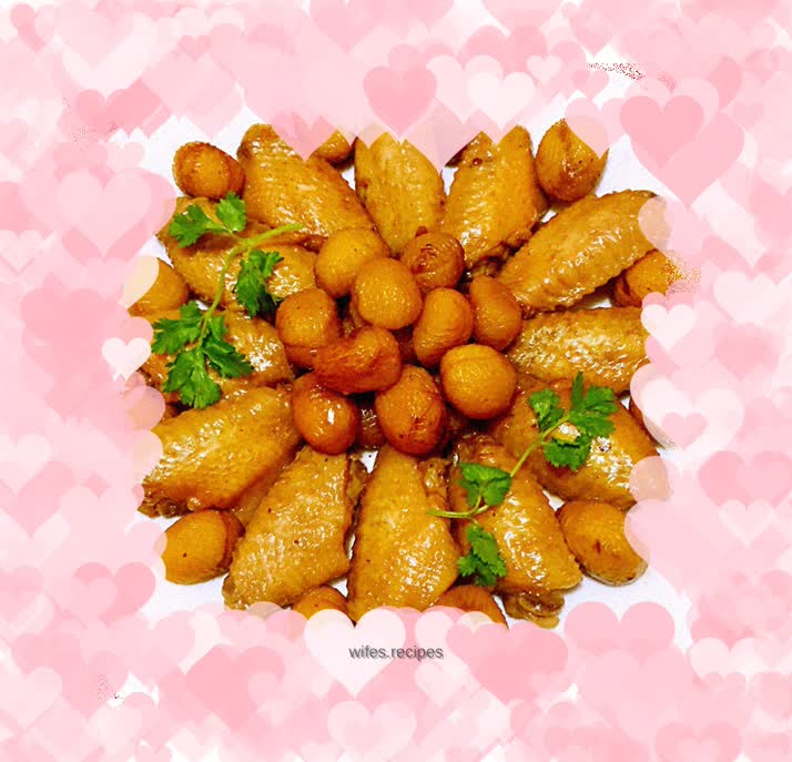 Braised chicken wings