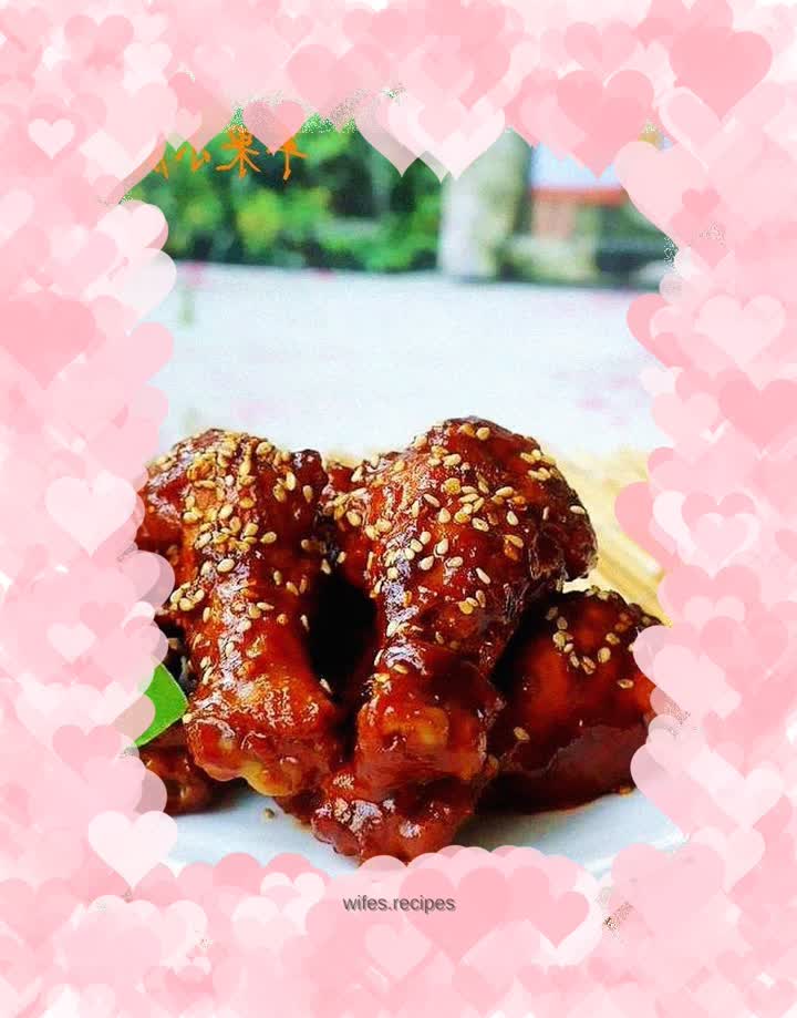 Chicken Wings with Korean Sauce