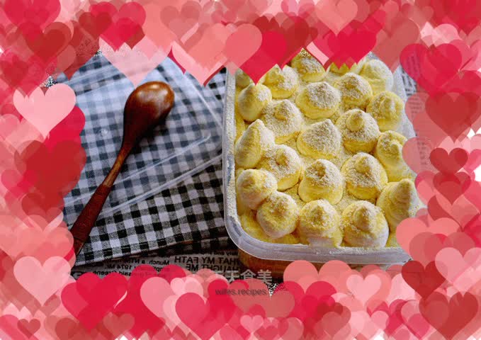 Japanese soy milk mango box cake