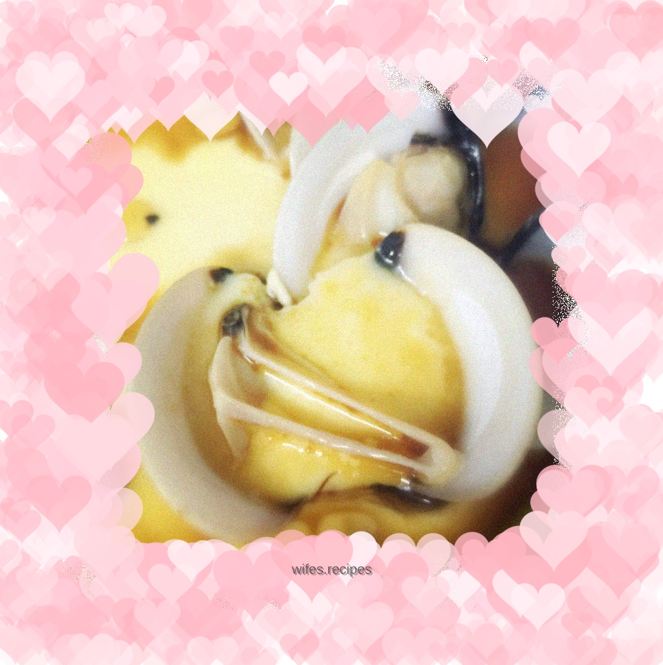 White clam steamed egg