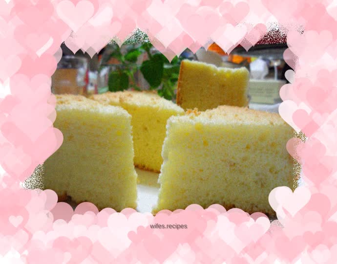 Super simple and perfect chiffon cake