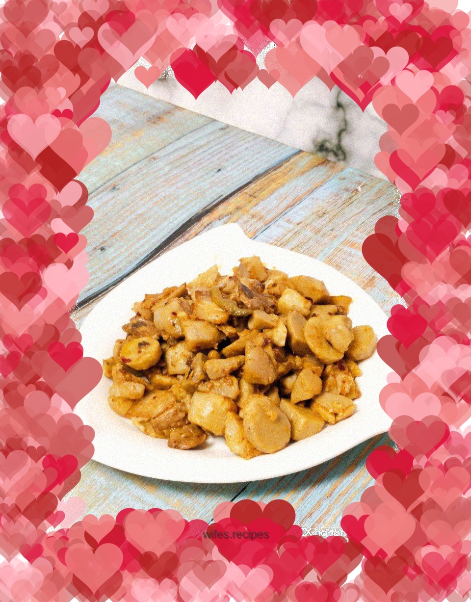 Pork belly and braised taro