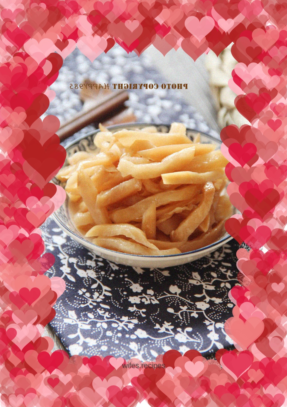 Inheriting mother’s craft – pickled radish shreds