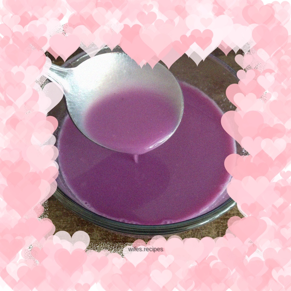 Milky Purple Sweet Potato Paste