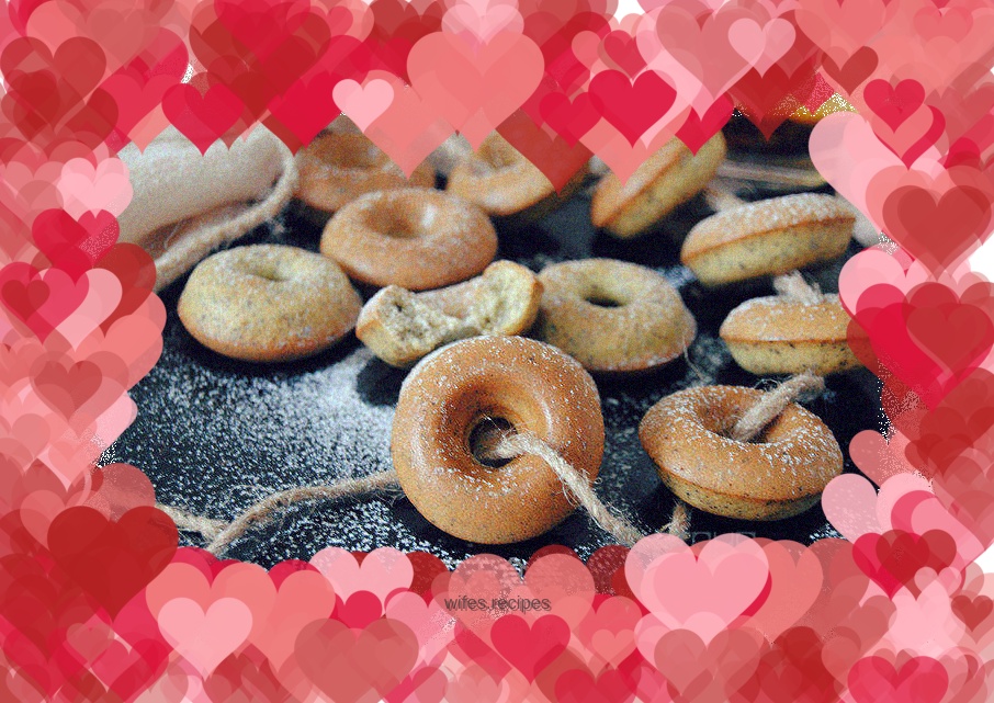 Black tea donut cake