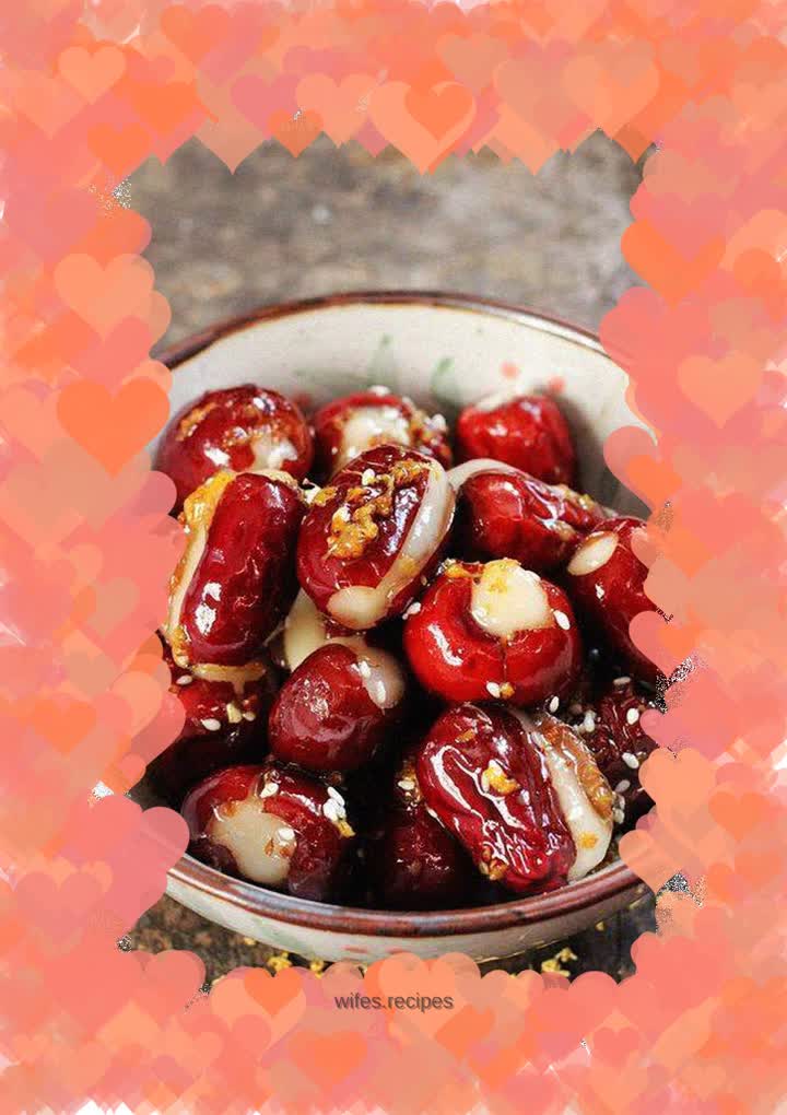 Soft, glutinous and sweet---glutinous rice and dates
