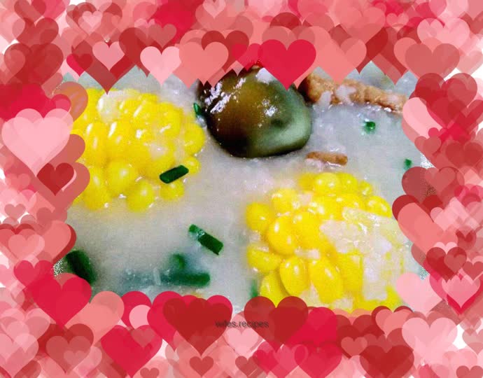 Preserved egg and lean meat porridge