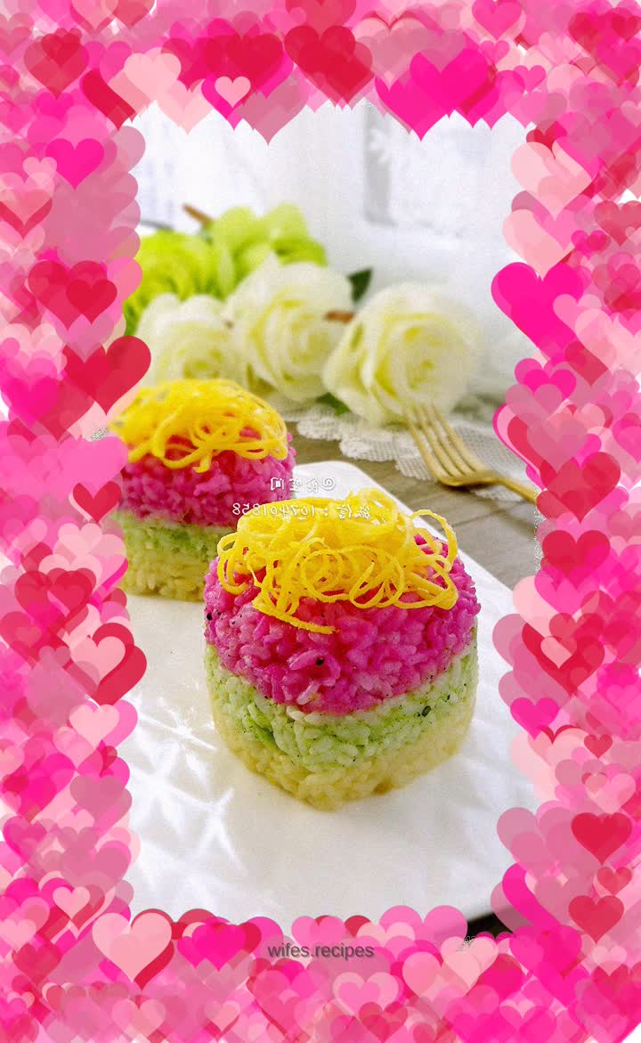 Egg Flower Sushi Burger