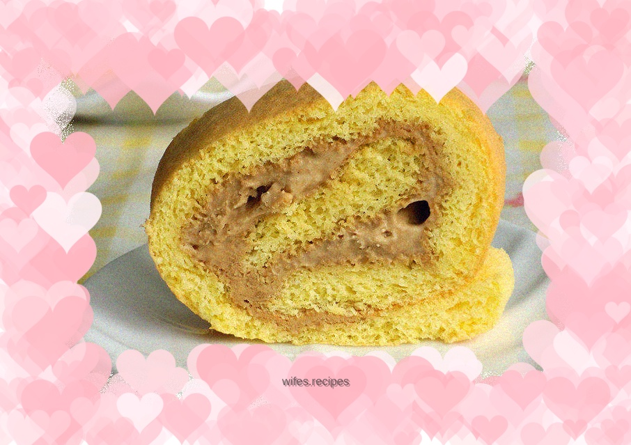 Coffee Ice Cream Cake Roll