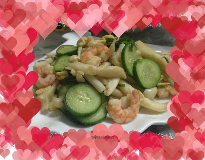 Seafood Mushroom Shrimp Cucumber