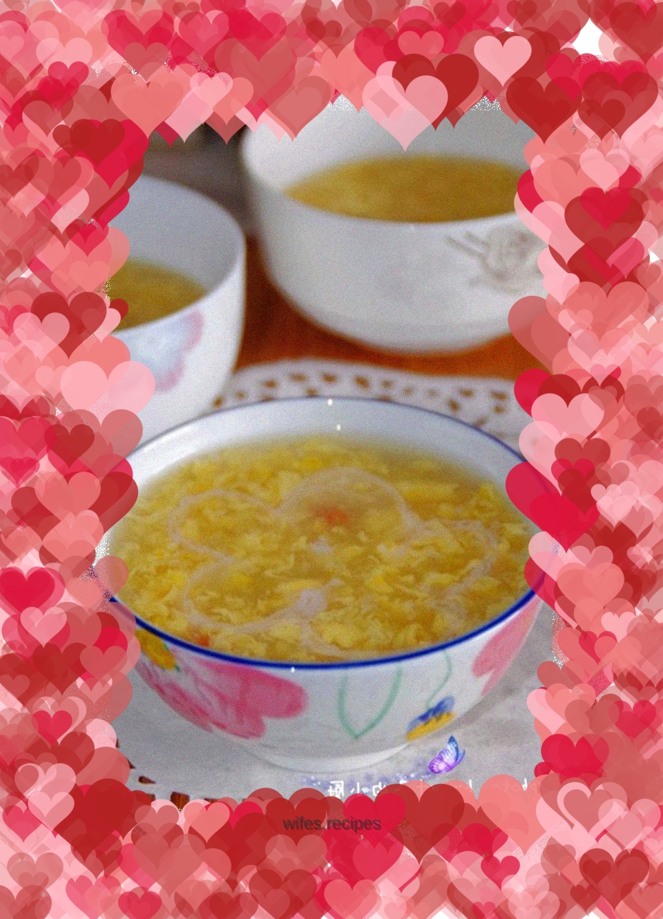 Egg corn soup
