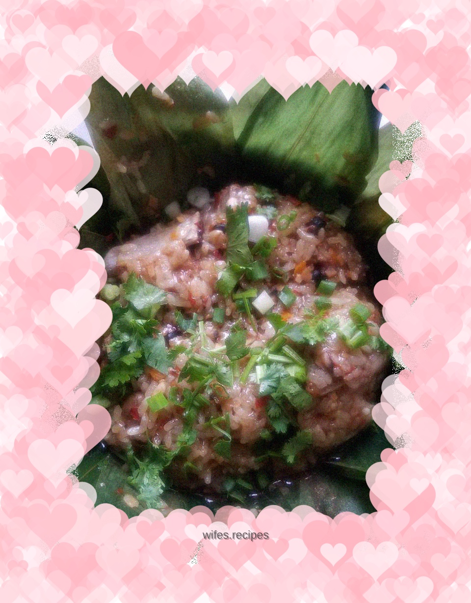 Steamed Pork Ribs with Zong Ye Glutinous Rice