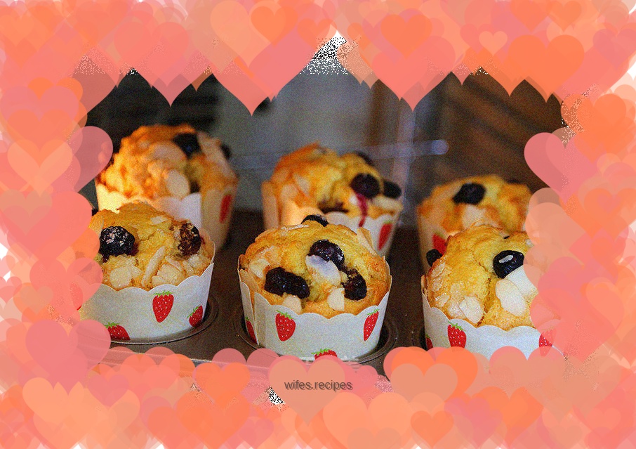 Almond muffin cup cake