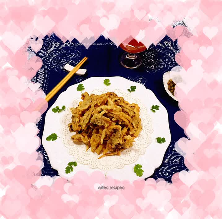 Crispy cumin oyster mushrooms