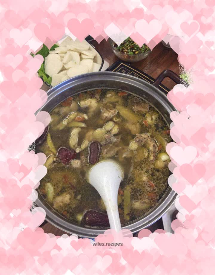 Warm pot in winter-chicken pot