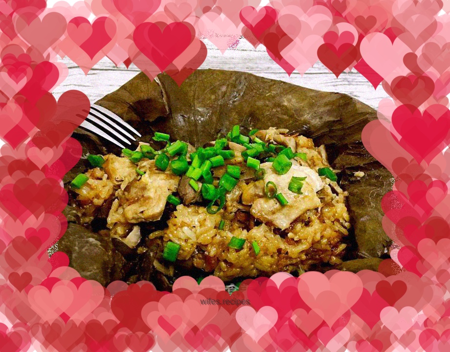Lotus leaf glutinous rice chicken