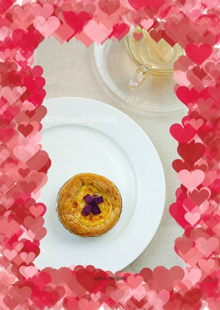 Purple Sweet Potato Egg Tart
