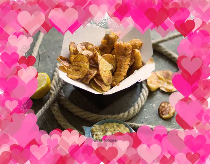 Fish and potato chips