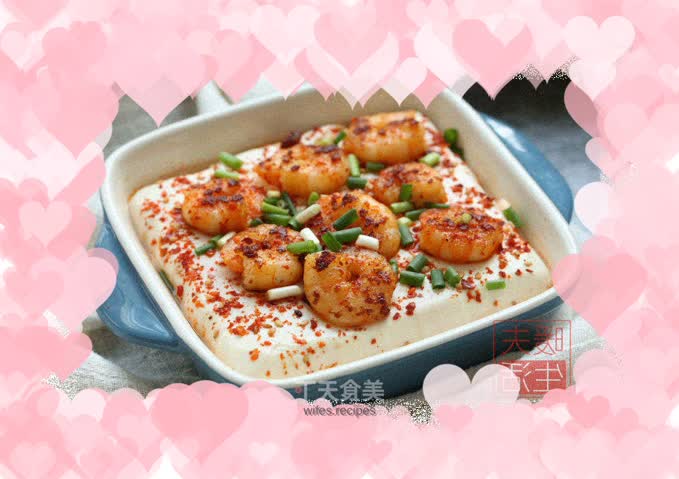 Shrimp and tofu tray