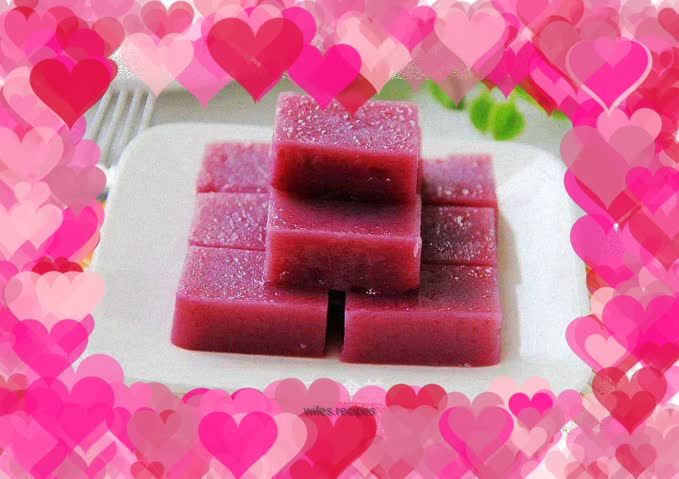 Purple sweet potato cake