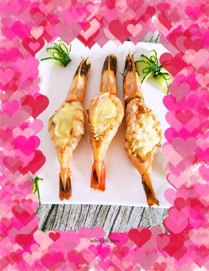 Baked Prawns with Cheese