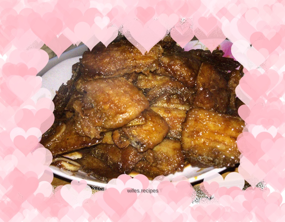 Sweet and sour hairtail fish