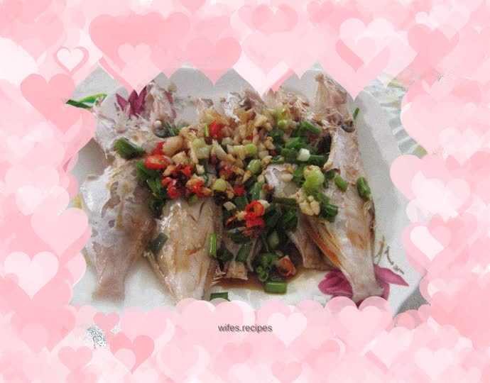 Steamed skinned fish