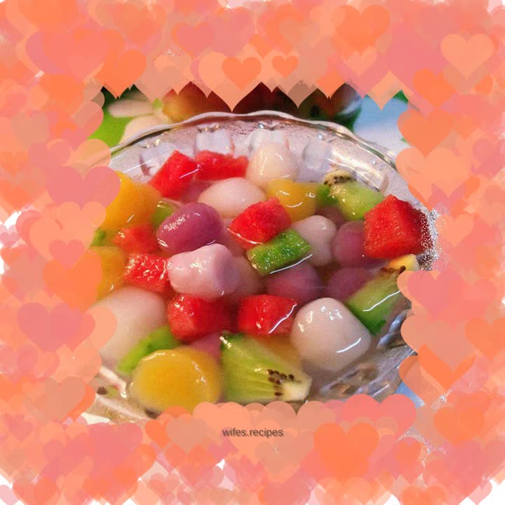 Colorful Taro Ball Fruit