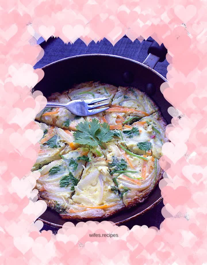 Fried eggs with onions