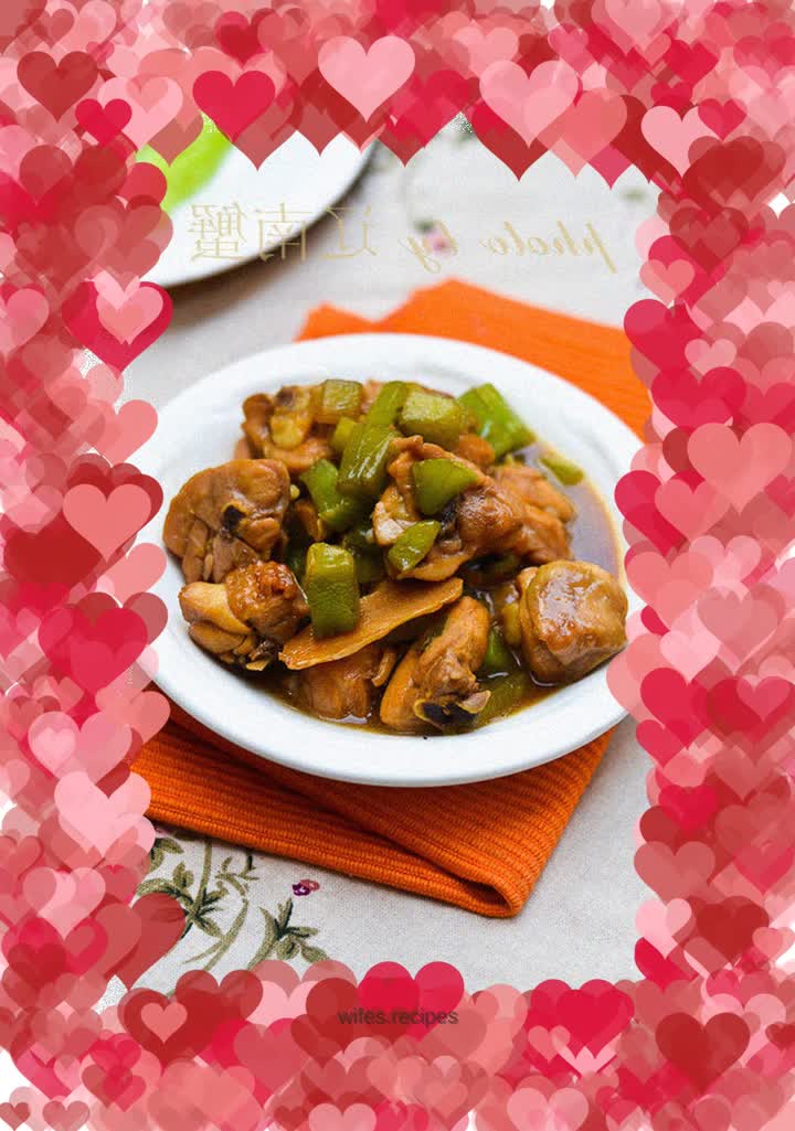 Roast Chicken Legs with Lettuce