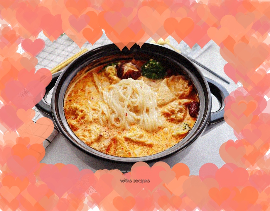 Super delicious milk spicy rice noodles❗️Homemade milk spicy tang