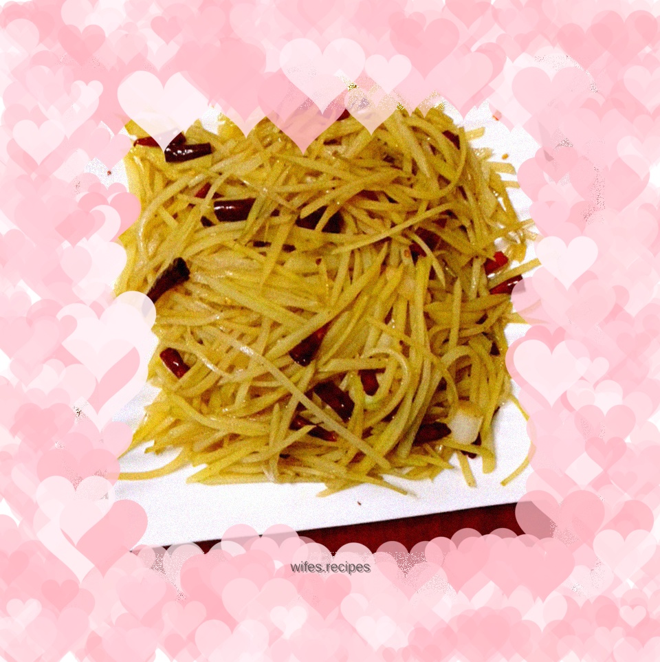 Hot and sour potato shreds
