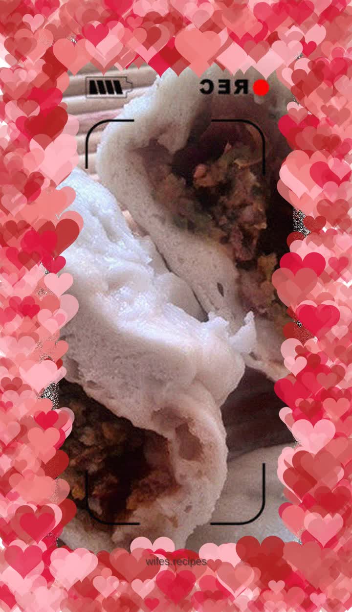 Square melon and vegetable buns--Diaoguai buns