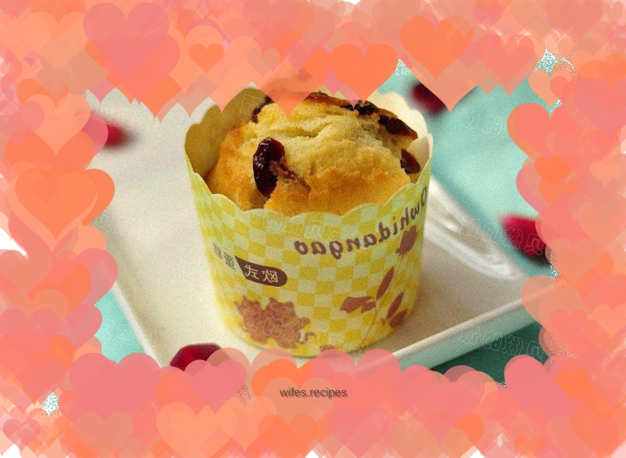 Cranberry Yogurt Muffins