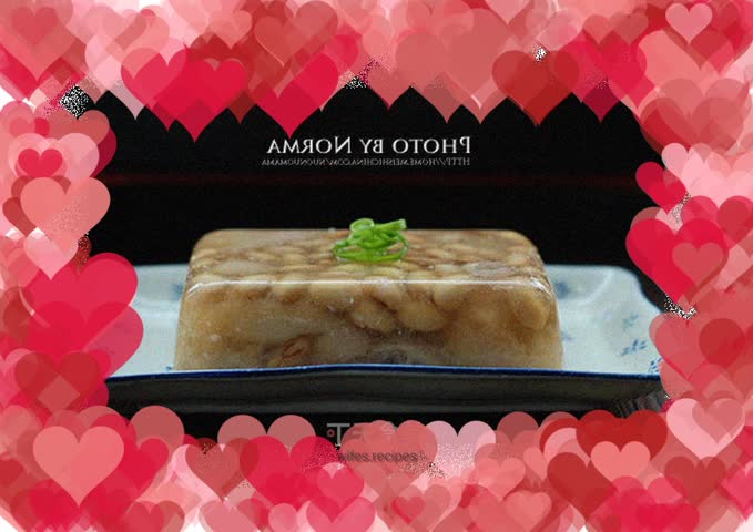 Pork trotters and soybean jelly