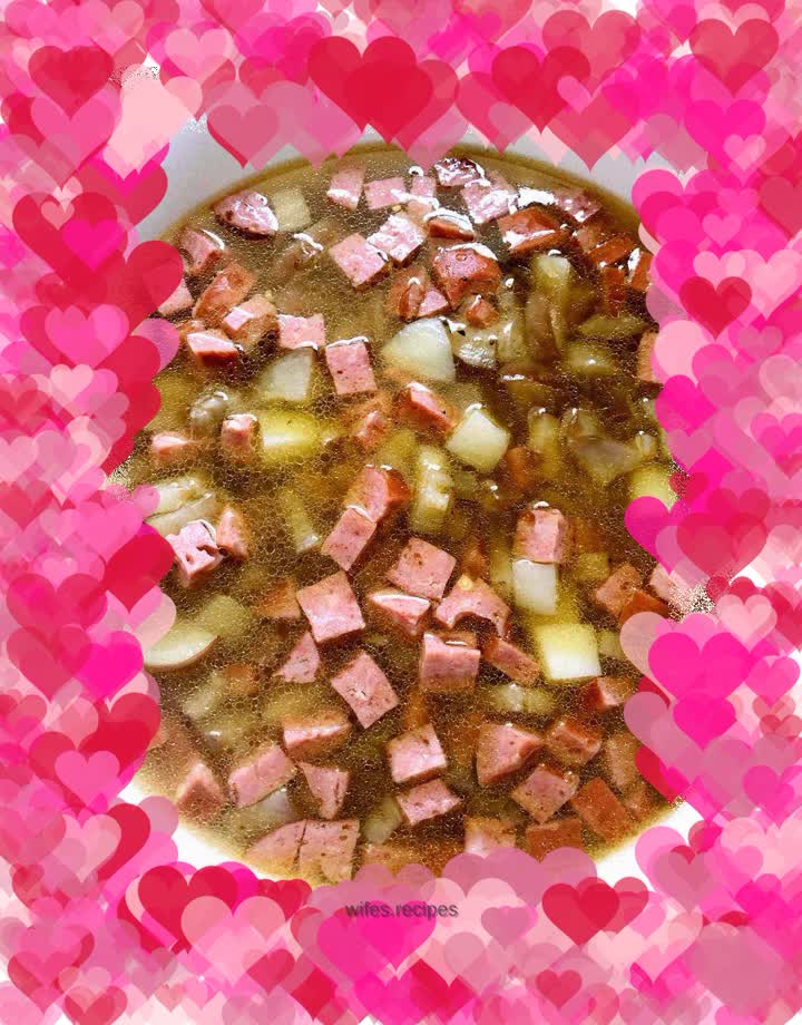 Eggplant and Potato Stewed Red Sausage