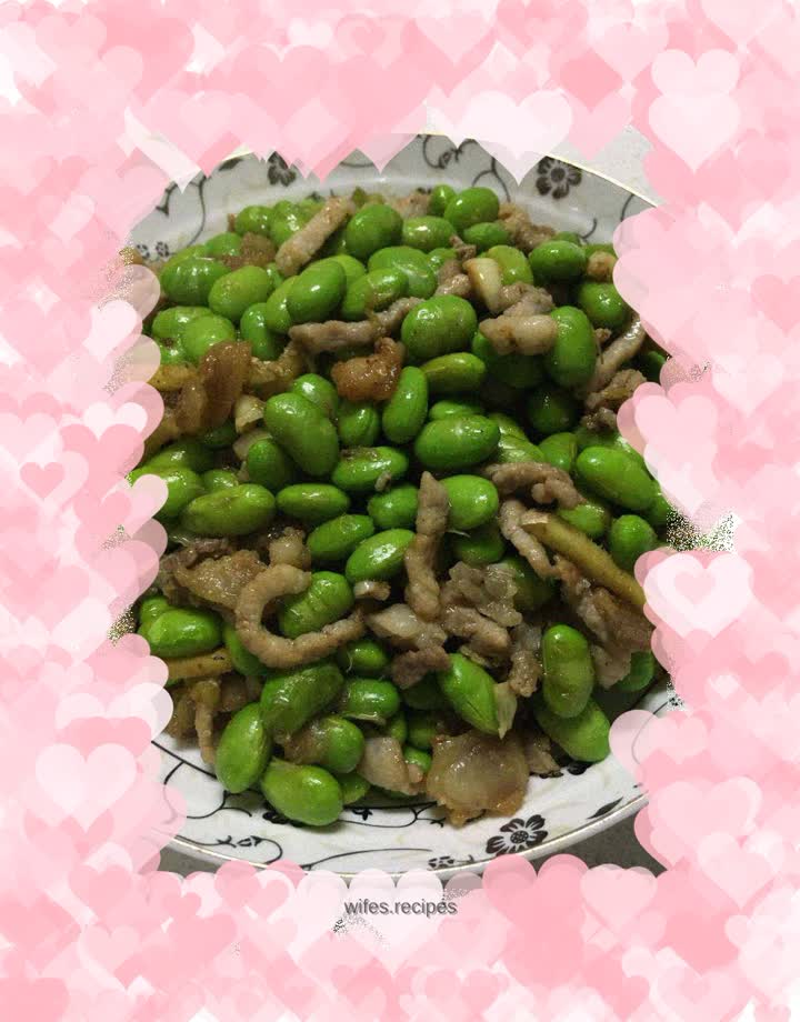 Edamame shredded pork
